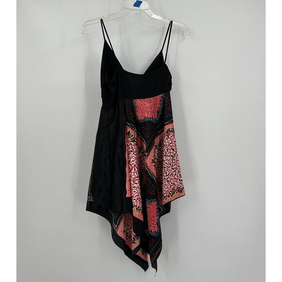 Flamingo USA Womens Top Size L Y2K Babydoll Handkerchief Hem Fairygrunge Alt‎ - Picture 3 of 8